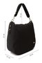 Women's Black Suede Hand and Shoulder Bag - 4