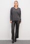 basic Pulover casual cu decolteu în V - 3
