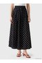 I Beli Corded Waist Polka Dot Flared Skirt from Freezen Store - 2