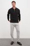Half Zip Polo Neck Knitwear Sweater - 4