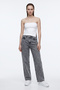High Waist Straight Jean Pants