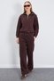 3 Thread Half Zipper Parachute Fabric Garnished Set with Stopper, 2 Piece Set - 3