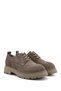 Women's Mink Suede Lace-Up Genuine Leather Shoes - 5