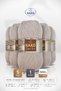 Super Pearl • Pink Gray (3079) • 5-Pack × 100 Gr / 260 m • Wool Blend Hand Knitting Yarn • Scarf, Vest, Sweater