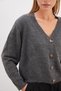 Buttoned V-Neck Knitwear Cardigan - 4