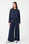 Pleated Trousers Pique Set 40779 - Dark Blue - 2