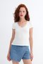 Lace Detailed T-Shirt P9033 - 5