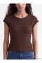 Quality Parts from Çelebi Store Zero Roba Collar Textured Women's T-Shirt - 3
