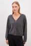 Buttoned V-Neck Knitwear Cardigan - 5
