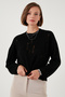 Crew Neck Ripped Patterned Knitwear Sweater Women's Sweater 4616168 - 3