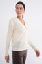 Buttoned V-Neck Openwork Knitwear Cardigan - 6