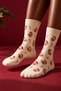 Men's Dog Socks Beige Melange - 3