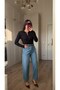 Black padded buttoned front soft sweater - 4