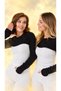 Eco Set of 2 Black Bicycle Toe-Covering Hijab Neck Collars |   Long Sleeve Sleeved Body Blouse Bolero Comfortable Design - 2