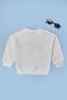 Bowknot Crew Neck Girls' Sweatshirt - 4
