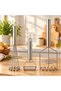 Stainless Steel Potato Masher Set 3-Piece Whisk Peeler Julienne Chopper Kitchen Utensil Set