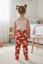 Polar Bear Patterned Fleece Unisex Children's Pajama Bottoms - 2