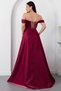 Strpalez Collar Satin Dress with Stones on the Chest Etk1208 - 7