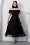 Sweetheart Neckline Low Sleeve Lace Dress Drp2079 - 5