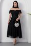 Sweetheart Neckline Low Sleeve Lace Dress Drp2079 - 4