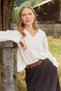 Basic V-Neck Oversize Knitwear Sweater
