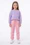 3 Thread Good Vibes Text Printed Girls' Sweatpants - 2