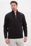 Printed Half-Zip High-Neck Sweatshirt - 2