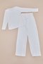Corduroy Heart Patterned Girls' Pajama Set - 3