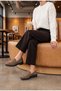 Women's Loafer Daily Classic Shoes Casual Moccasin Fonle Earth Suede - 5