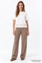 Embroidered Floral Regular Knit Ecru T-Shirt - 2