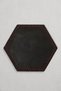 Set of 2 Leather Coasters - Genuine Vegetable Leather - Handmade Coaster - 2