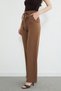 High Waist Palazzo Trousers with Belt Detail - 7