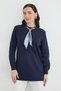 Fullamodest Scarf Detailed Crew Neck Tunic - 2