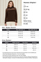 Transparent Striped Knitwear Sweater Knitwear Blouse 1107 Brown - 5