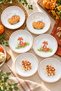 Magical Autumn 6-Piece Luxury Dessert Plate Set