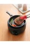 1.5 Liter Electric Cooker Mini Hot Pot Non Stick Pan Steamer And Grill Set - 3
