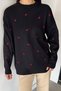 Women's Ribbon Embroidered Knitwear Sweater (Available in M-L-Xl) - 2