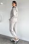 Women's Three-Thread Ruffled Tracksuit Set - 4