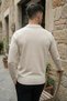 Polo Collar Self-Patterned Men's Knitwear Sweater - 3