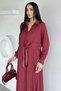 Gülseli Women's Shirt and Dress Combination Summer Satin Dress - 5