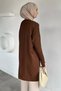 Gülseli Sleeve Zipper Detailed Hijab Knitwear Tunic - 4