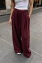 Gülseli Women's Elastic Waist Palazzo Sweatpants - 3