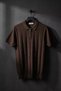 Men's Half-Zip Patterned Knitwear T-Shirt - 2