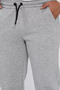 Three-Thread Jogger Sweatpants with Elastic Waist and Cuffs - 4