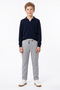 Double Leg Boy's Trousers with Tie Waist - 2