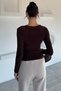 Women's Draped V-Neck Blouse - 4