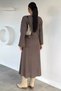 Women's Self-Patterned Blouse Skirt Two-Piece Set - 4