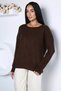 Gülseli Women's Knit Sweater with Lace Detail on the Back - 3