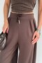 Women's Elastic Waist High Waist Loose Cut Pants - 6