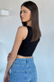 Women's Double-Way Zipper Covered Bustier - 3